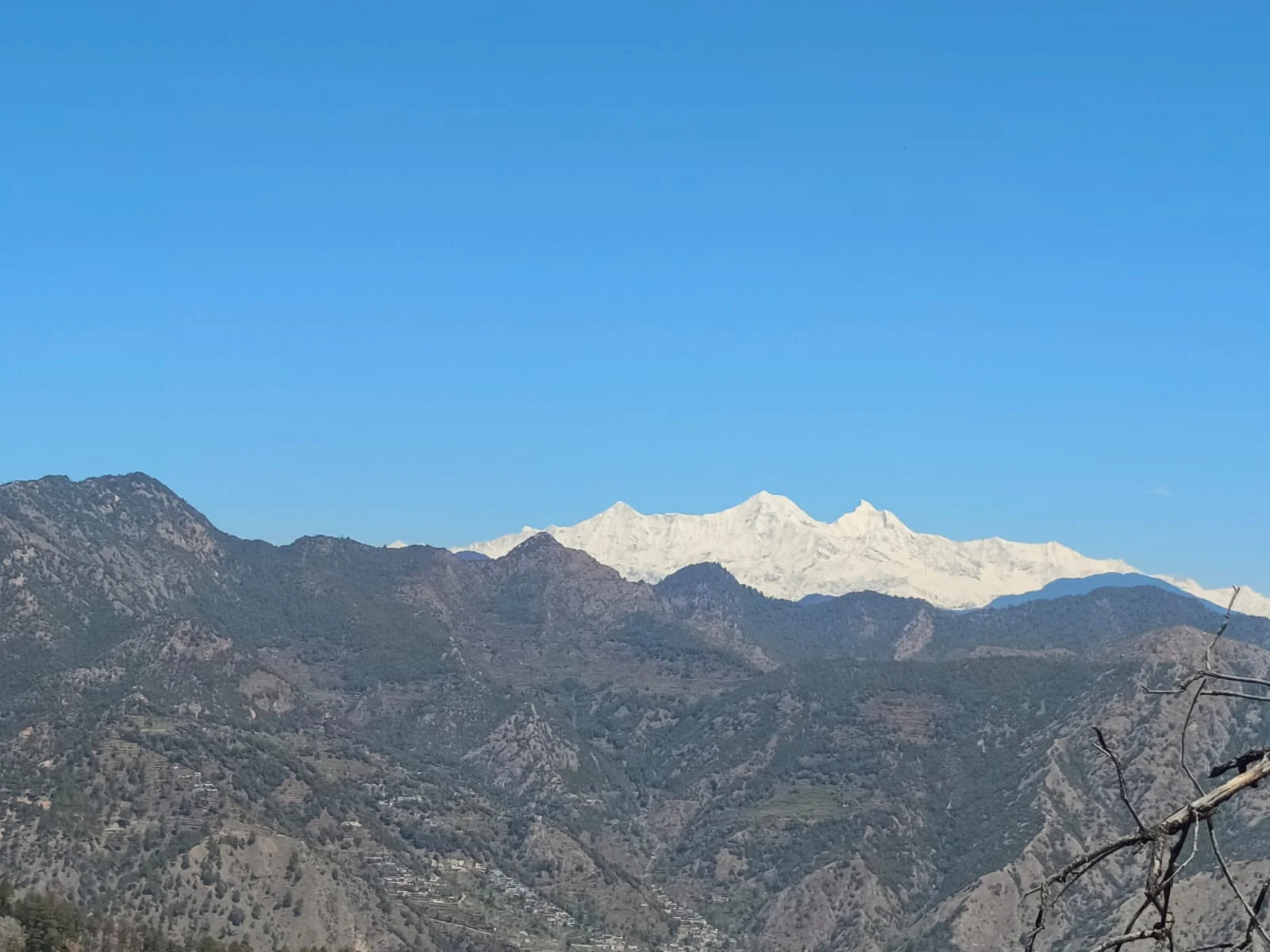 Himalayan mountain view