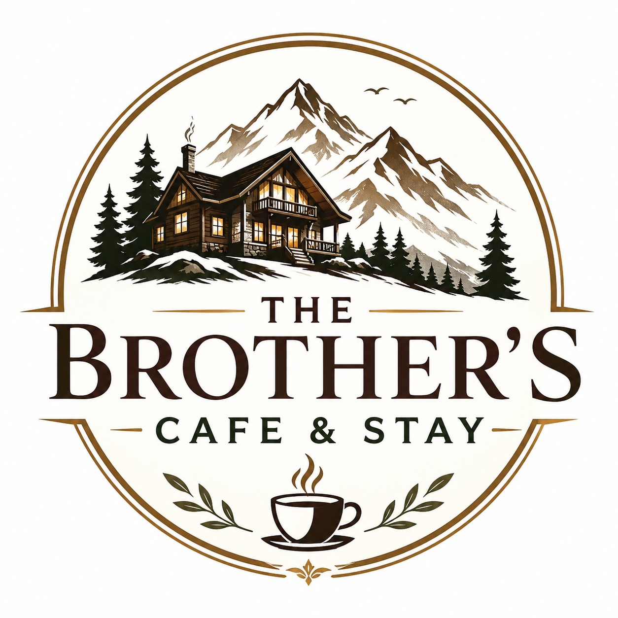The Brother's Cafe & Stay Logo